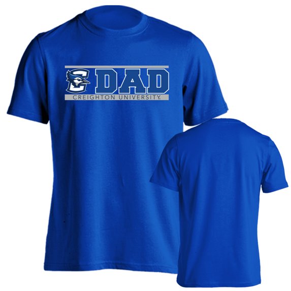 Creighton University Bluejays Dad Proud Parent Short Sleeve T-Shirt