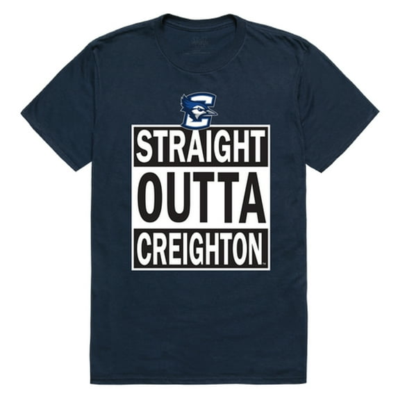 Creighton University Straight Outta Tee T-Shirt - Navy, X-Large