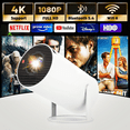 thumbnail image 1 of Crelander Mini  Portable Projector with WiFi & Bluetooth - 1080P HD Portable Movie Projector, Built-in Netflix/YouTube, Auto Keystone, 180° Rotation, HDMI/USB/Smartphone Compatible, for Home Theater, 1 of 10