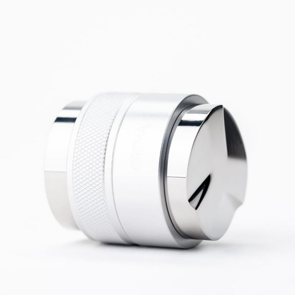 Crema Coffee Products| 45.5mm 2-In-1 Tamper & Distributor | Silver