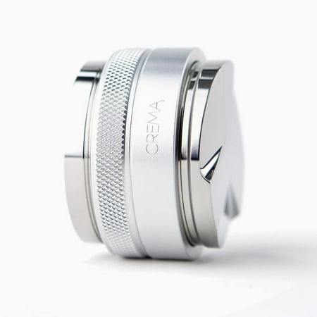 Crema Coffee Products | 51mm 2-In-1 Tamper & Distributor | Silver | Stainless Steel