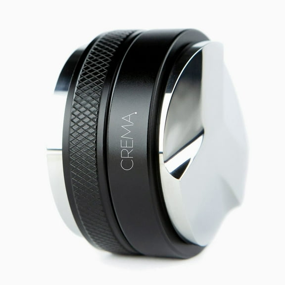 Crema Coffee Products| 54mm 2-In-1 Tamper & Distributor | Black