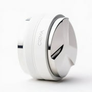 Crema Coffee Products | 54mm 2-In-1 Tamper & Distributor | White | Stainless Steel