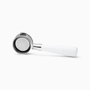 Crema Coffee Products | 54mm Bottomless Portafilter | Matte White
