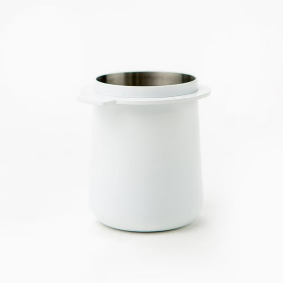 Crema Coffee Products | 54mm Dosing Cup | White | Stainless Steel