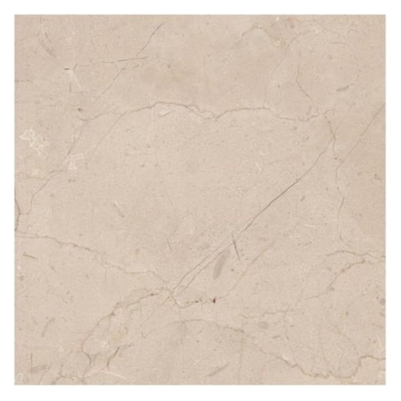 Crema Marfil 12x12 Polished Marble Tile Natural Stone Square for Bathroom, Wall, Floor, Fireplace, Kitchen Backsplash Modern Look Glue Down Installation