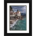 thumbnail image 1 of Cremades, Carlos 17x24 Black Ornate Wood Framed with Double Matting Museum Art Print Titled - Amalfi, 1 of 4