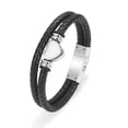 thumbnail image 1 of Cremation Ashes Jewellery Small Urns Bracelets Women Men Leather Bracelets, 1 of 6