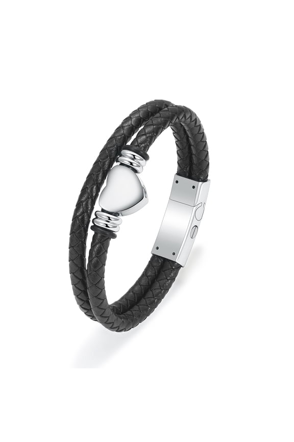 Cremation Ashes Jewellery Small Urns Bracelets Women Men Leather Bracelets