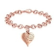 thumbnail image 1 of Cremation Bracelet for Ashes Cremation Jewelry Heart Urn Ashes Bracelet with Angel Wings Keepsake Urn Memorial Ash Jewelry, 1 of 7