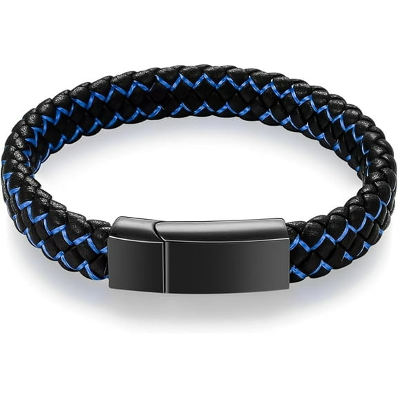 Cremation Bracelet for Ashes Leather Urn Bracelet Cremation Jewelry Ash Bracelets Memorial Bangle Ashes Keepsake for Women Men