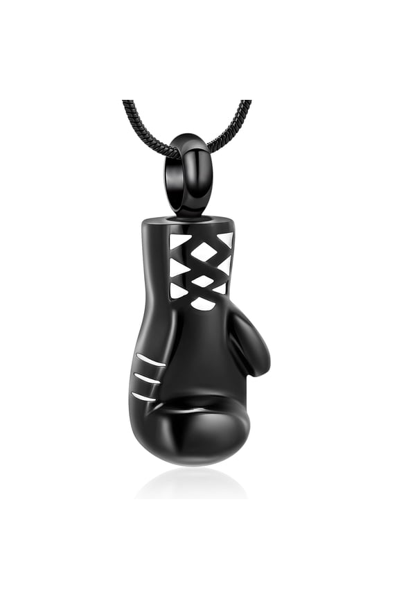 Cremation Jewelry Boxing Glove Urn Necklace for Ashes for Women Men Ashes Keepsake Locket Memorial Jewelry of Love One