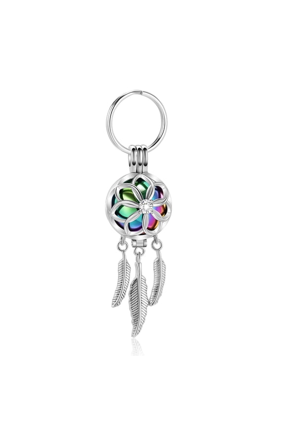 Cremation Jewelry Dream Catcher Urn Keychain for Ashes Human Pet Ashes Keyring Keepsake Mini Urns For Ashes