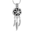 thumbnail image 1 of Cremation Jewelry Dream Catcher Urn Necklace for Ashes Flower with Feather Wings Ashes Pendant Necklace Cremation Keepsake Jewelry for Women Men Pet, 1 of 6