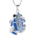 thumbnail image 1 of Cremation Jewelry Frog Shape Urn Necklace Ashes Keepsake Holder Memorial Urn Necklace Sweater Necklace, 1 of 6