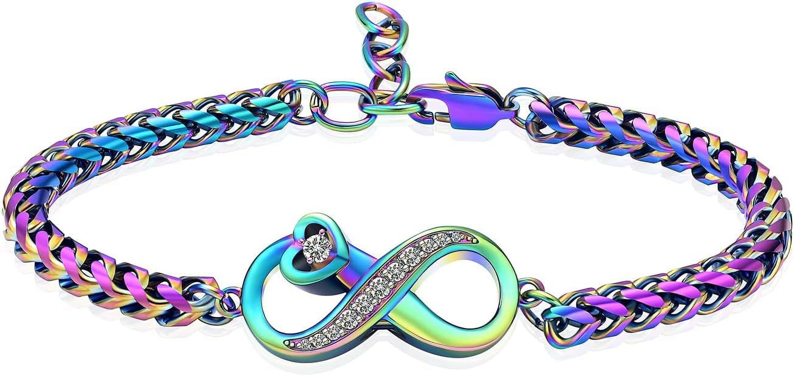 Oinsi Infinity Urn Bracelet – Stainless Steel & Leather Memorial Keepsake For Ashes, Cremation Jewelry With Filling Kit - View #3