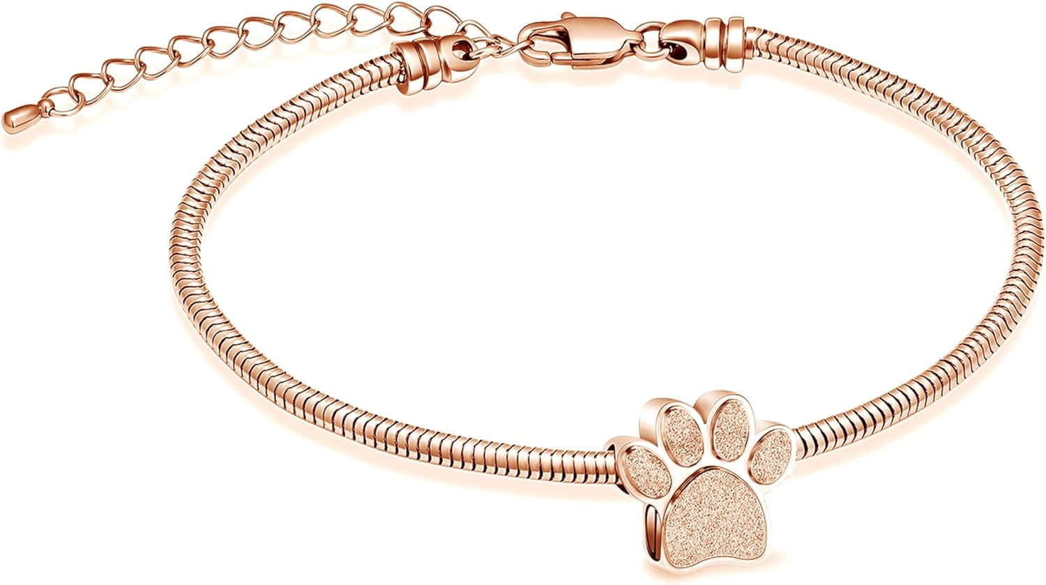 Cremation Jewelry Paw Print Urn Bracelet for Ashes for Women Men Pet ...