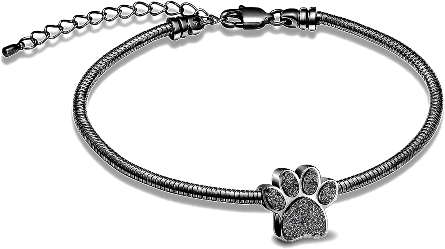 Cremation Jewelry Paw Print Urn Bracelet for Ashes for Women Men Pet ...