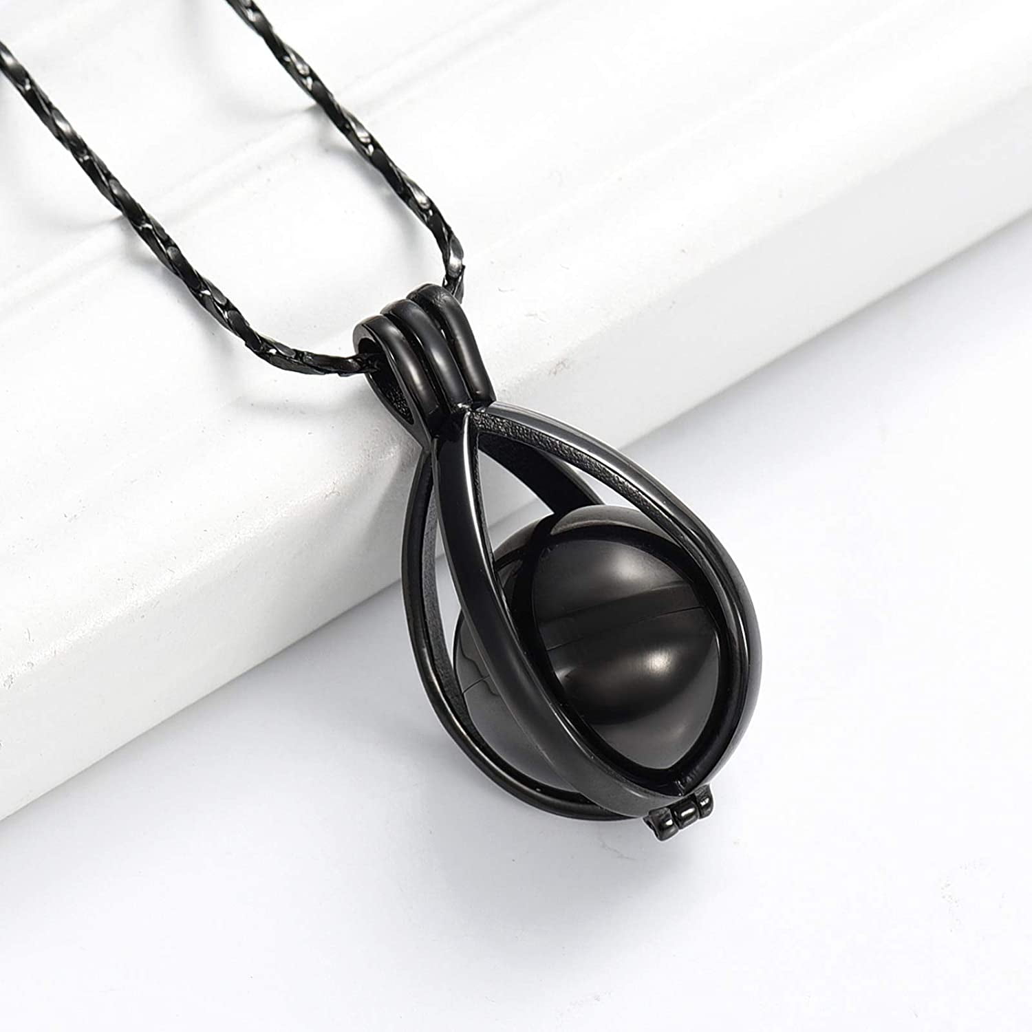 PERSONALIZED TEARDROP SHAPE of Waterdrop Cremation Urn Necklace with  Fill7840 £5.04 - PicClick UK
