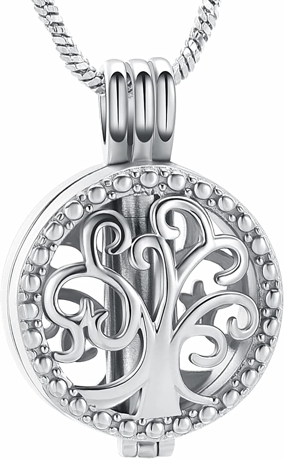 Cremation Jewelry Tree of Life Urn Necklace Keepsake Ashes Hair ...