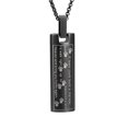 thumbnail image 1 of Cremation Jewelry Urn Necklace for Ashes, Pet Paw Print Memorial Pendant for Dog Cat Ashes Keepsake Locket for Men for Women(Black), 1 of 7