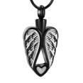 thumbnail image 1 of Cremation Jewelry Urn Necklaces for Ashes Angel Wings Heart Urn Ashes Keepsake Memorial Jewelry, 1 of 4
