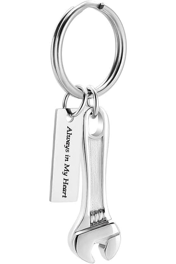 Cremation Jewelry Wrench Hammer Urn Necklace / Keychain for Ashes Pendant for Women Men Keepsake Memorial Human Ashes Locket