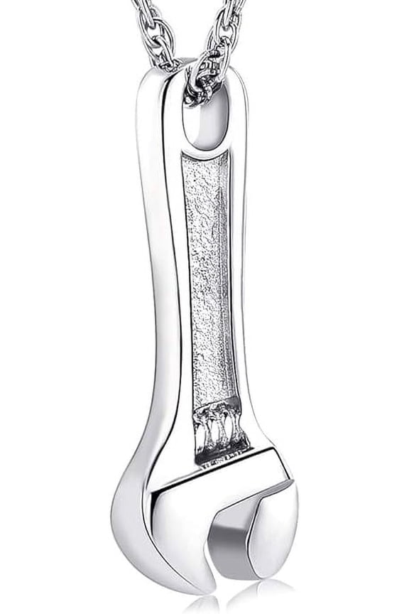 Cremation Jewelry Wrench Hammer Urn Necklace / Keychain for Ashes Pendant for Women Men Keepsake Memorial Human Ashes Locket