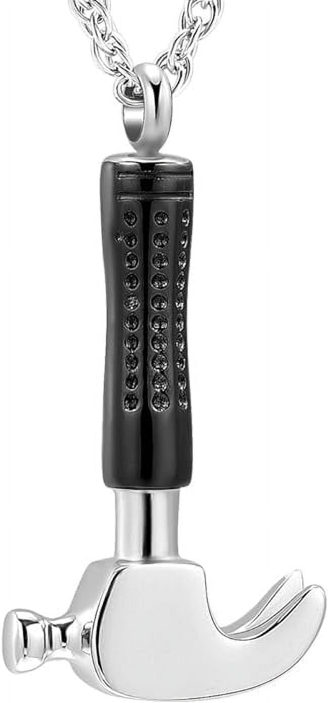 Cremation Jewelry Wrench Hammer Urn Necklace Keychain for Ashes