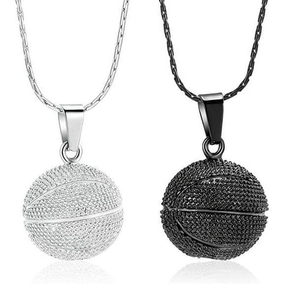 Cremation Jewelry for Ashes - Basketball Stainless Steel Memorial Pendant Urn Necklace Keepsake for Men Women