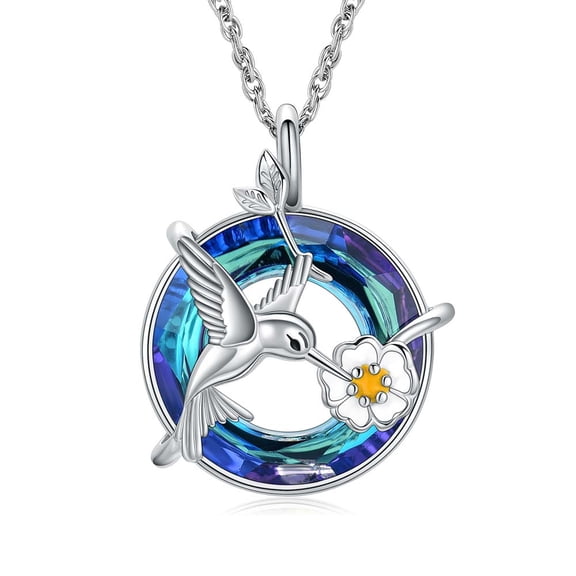 Cremation Jewelry for Ashes Hummingbird Memorial Urn Necklace Keepsake Gift Cremation Pendant Keepsake Urn Necklace For Ashes