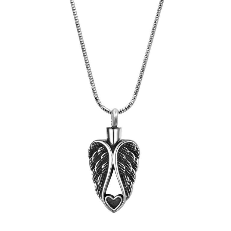 Cremation ash 2025 memorial necklace