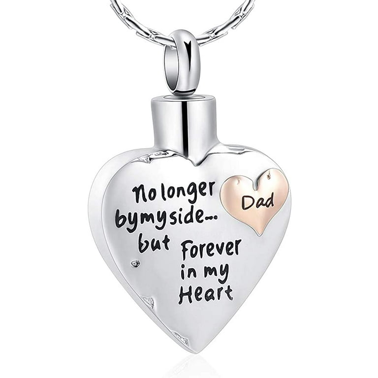 Cremation Jewelry for Ashes No Longer By My Side Forever in My