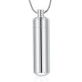 thumbnail image 1 of Cremation Jewelry for Ashes Pendant Urn Necklace Cylinder with Glass Vial Keepsake Ashes Memorial Jewelry, 1 of 7