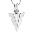 thumbnail image 1 of Arrowhead Cremation Jewelry for Ashes Stainless Steel Urn Pendant Necklace for Men's Memorial Keepsake Ash Jewelry, 1 of 6