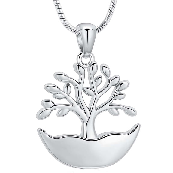 Cremation Jewelry for Ashes Tree of Life Urn Necklace for Men Women Keepsake Ashes Necklace Memory Pendent Ashes Holder