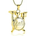 thumbnail image 1 of Cremation Jewelry for Ashes for Women Men Drum Set Microphone Drumsticks Music Urn Necklace Memories Lockets Keepsake Urn Pendant for Human Pet Ashes, 1 of 8