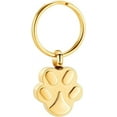 thumbnail image 1 of Cremation Keychain for Ashes Dog Paw Print Shaped Urn Keychain Ashes Holder Keepsake Cremation Jewelry Memorial Pendant, 1 of 6