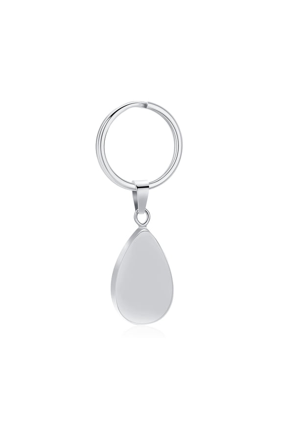 Cremation Keychain for Ashes Teardrop Urn Locket Cremation Jewelry Teardrop Memorial Keepsake Keychain Memorial Ashes Keychain