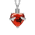 thumbnail image 1 of Cremation Memorial Keepsake Urn Pendant Necklace with Gift Box, 1 of 2