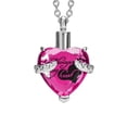 thumbnail image 1 of Cremation Memorial Keepsake Urn Pendant Necklace with Gift Box, 1 of 3