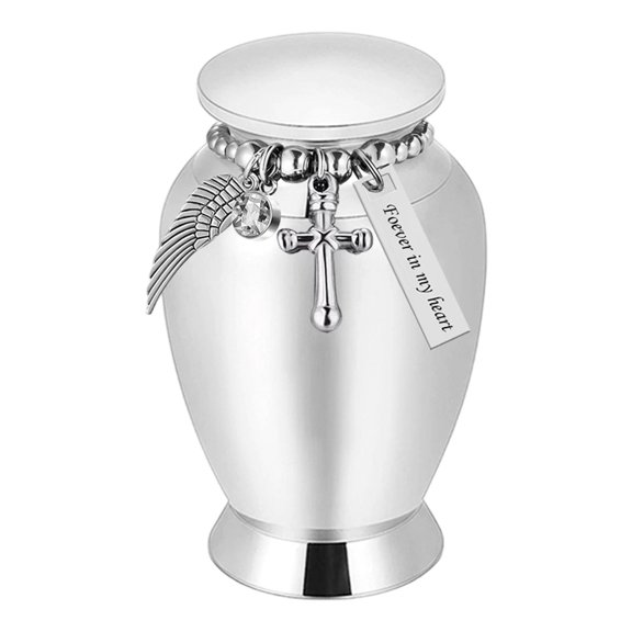 Cremation Storage Jar Aluminum Alloys Keepsakes Urn for Ashes Compacts Memorials Container