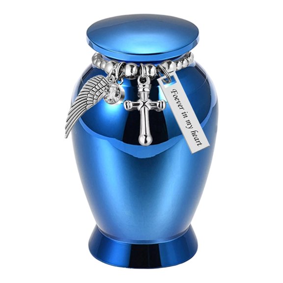 Cremation Storage Jar Aluminum Alloys Keepsakes Urn for Ashes Compacts Memorials Container