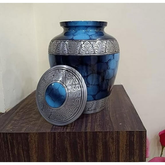 Cremation Urn Extra Large - Handcrafted Memorial Ashes Urn for Men & Women, Extra Large Burial Urns for Adult Human Ashes - Large Urns for Human Ashes Adult - Urn
