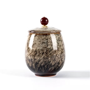 Cremation Urn Funeral Urn For Pet Made In Ceramics Hand Painted Display Burial Urn At Home Or In Niche At Columbarium