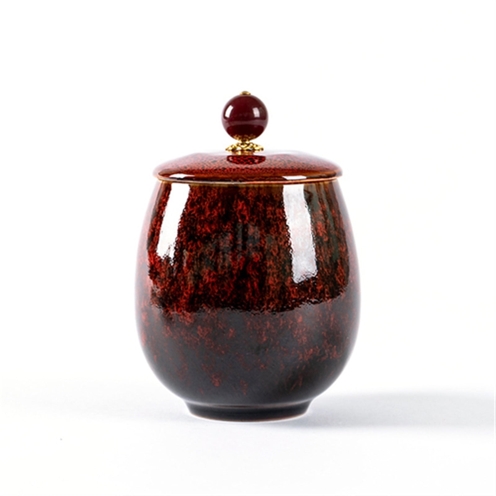 Cremation Urn Funeral Urn For Pet Made In Ceramics Hand Painted Display Burial Urn At Home Or In Niche At Columbarium