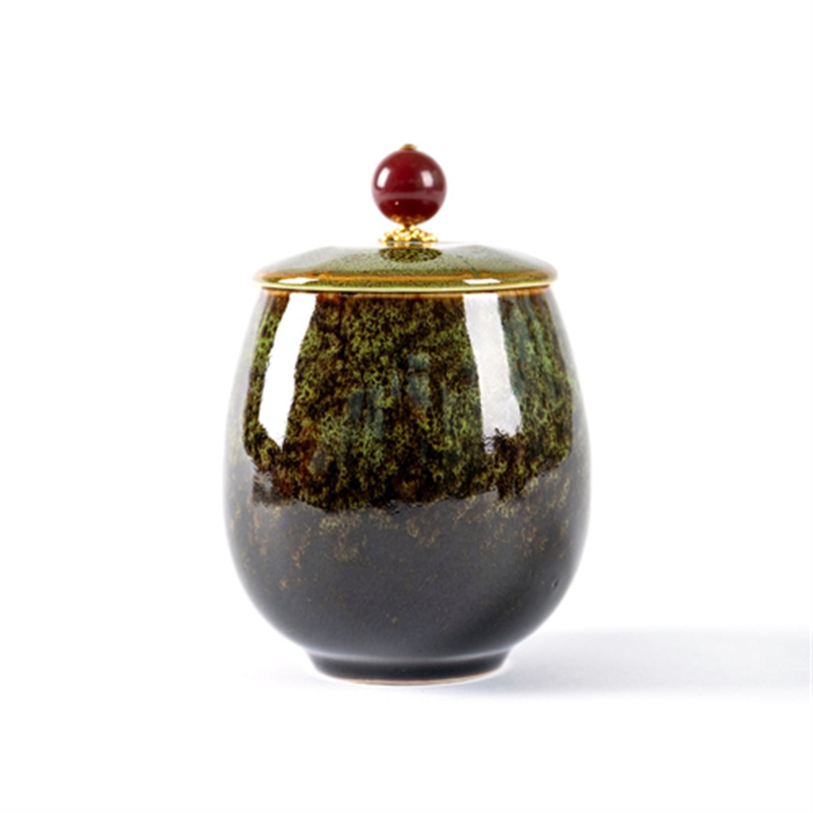 Cremation Urn Funeral Urn For Pet Made In Ceramics Hand Painted Display Burial Urn At Home Or In Niche At Columbarium