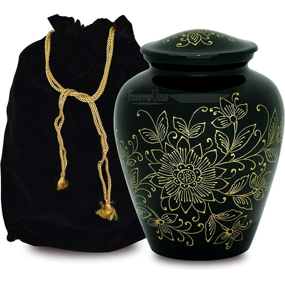 Cremation Urn For Human Ashes Adult Male And Female, Hand Painted Adult Cremation URNS for Ashes- Ocean Love Cremation Urns for Human Ashes - Completely Handcrafted with Volume 200 Cu.in.