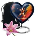 thumbnail image 1 of Cremation Urn Human Ashes - Heart Shaped Urns For Human Ashes Adult Male - Burial Urns For Adult Human Ashes - Adult Urns For Human Ashes Women - Urns For Human Ashes Adult Male Dad (Size -8inch), 1 of 5