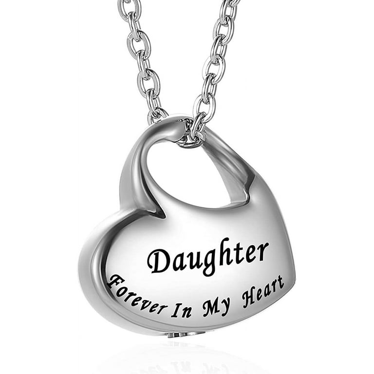 Cremation Urn Jewelry for Ashes, Ash Keepsake Urn Necklace for Man